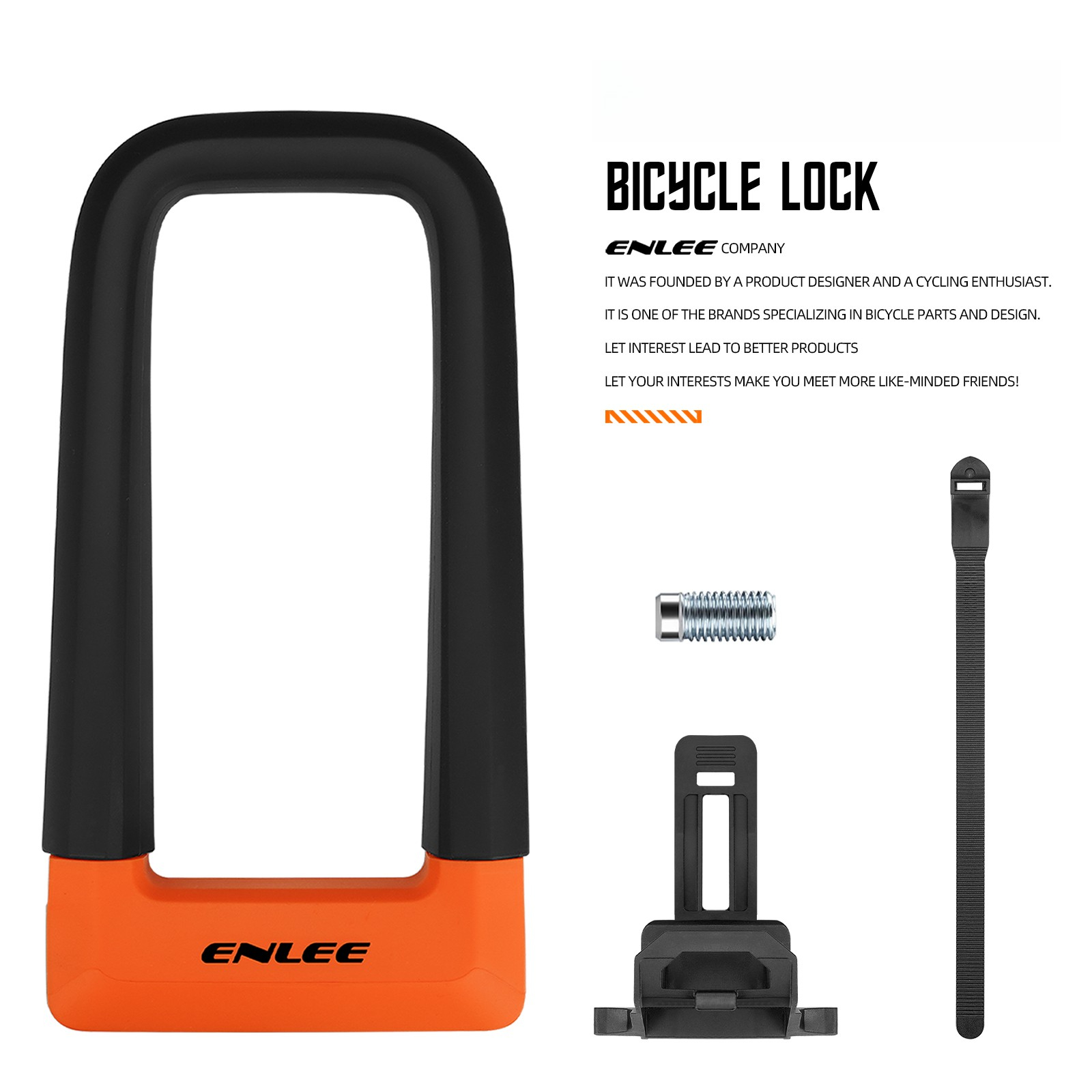 U Lock Heavy Duty - قفل ENLEE على شكل حرف U