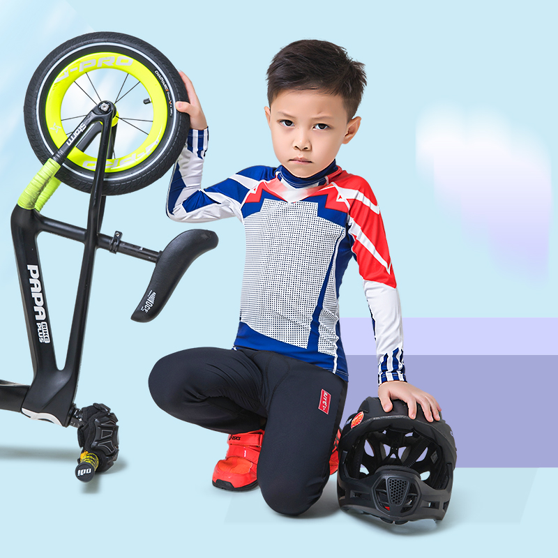 Cycling Community - 2021 طقم جيرسي لركوب الدراجات للأطفال