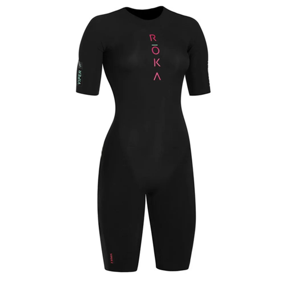 Cycling Community - روكا-جمبسوت ترياتلون بأكمام قصيرة للنساء ،