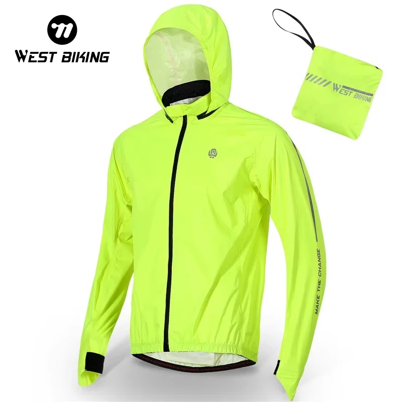 Cycling Rain Jacket Commute - سترة ركوب الدراجات من ويست بايكينج
