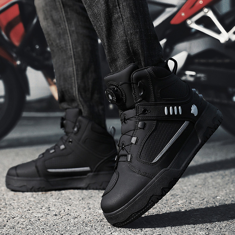 Cycling Commute Shoes - أحذية ركوب الدراجات النارية للرجال، مقاومة