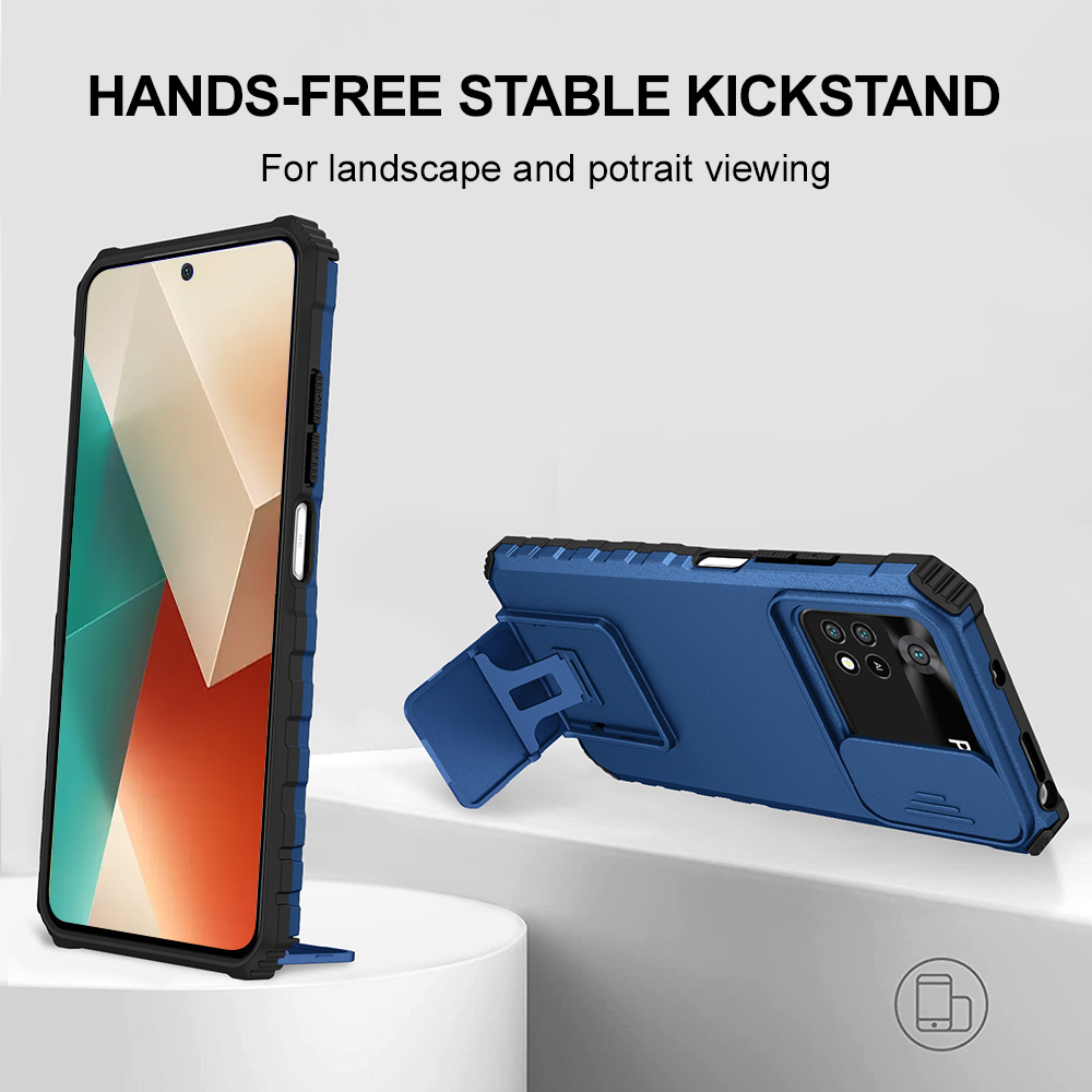 Kickstand Adjustable - غطاء هاتف مقاوم للصدمات لشاومي بوكو