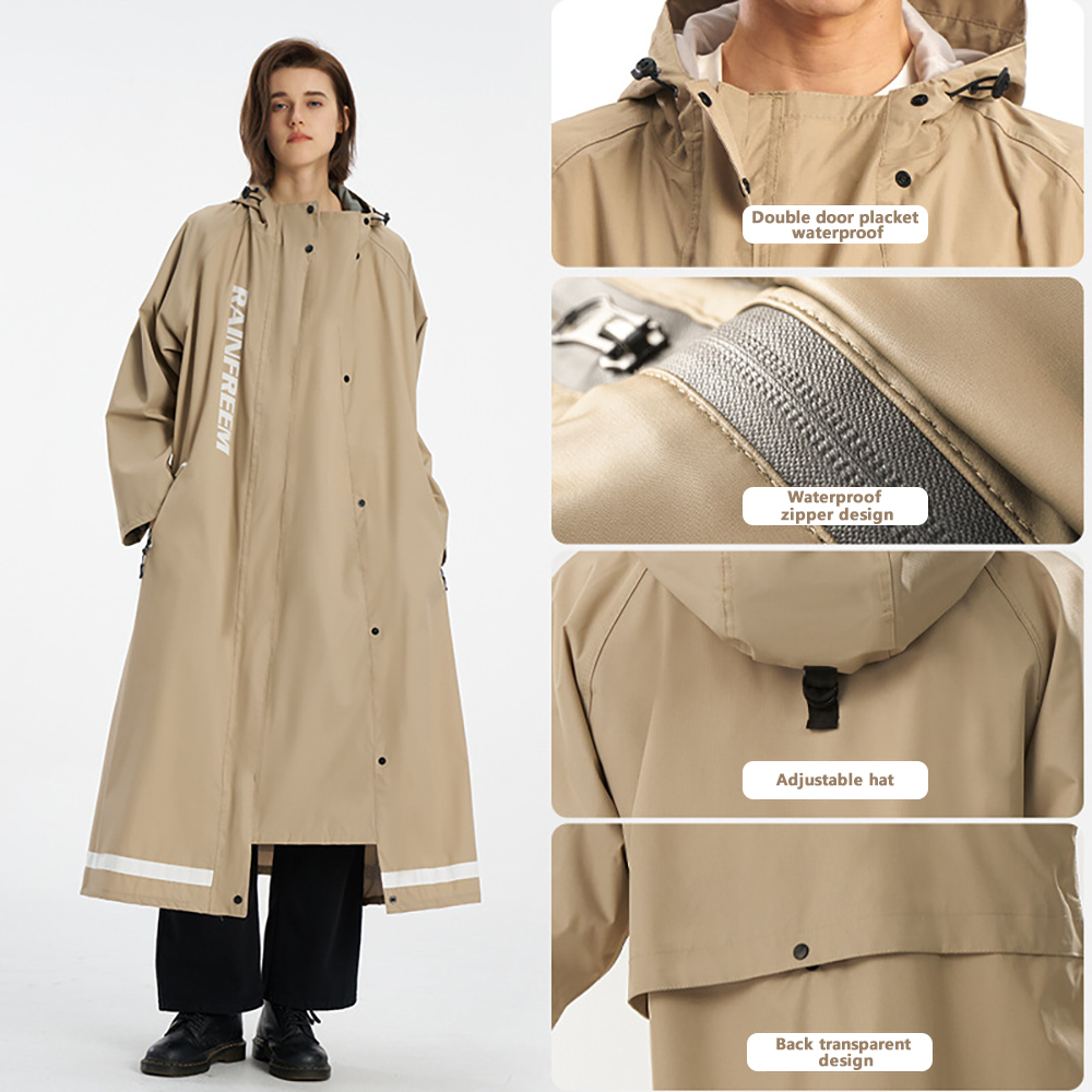 معطف واق من المطر طويل ومقاوم  - مراجعة Cycling Rain Jacket Commute وسعره