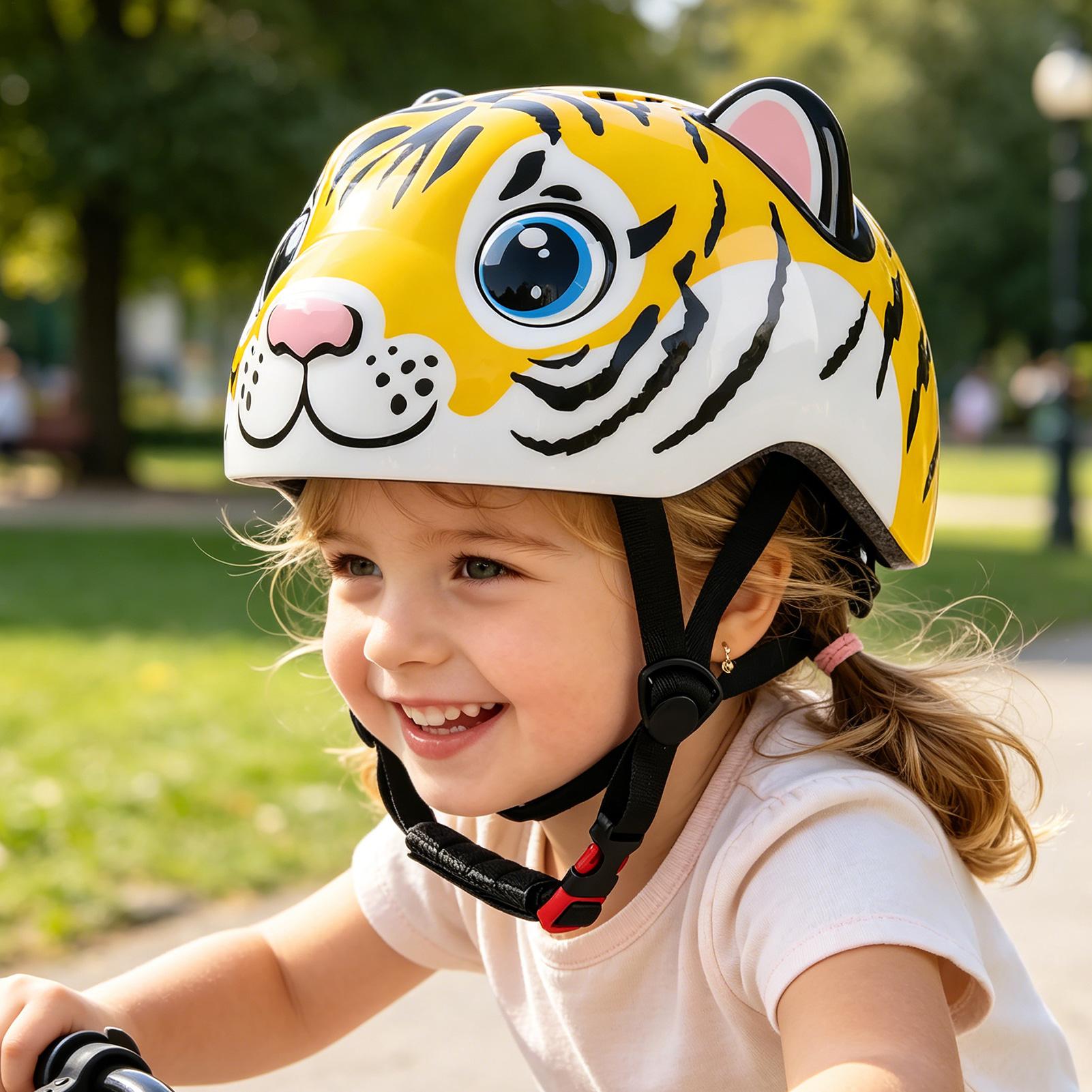 خوذة دراجة للأطفال بنمط النمر، - مراجعة Commute Cycling Helmet وسعره