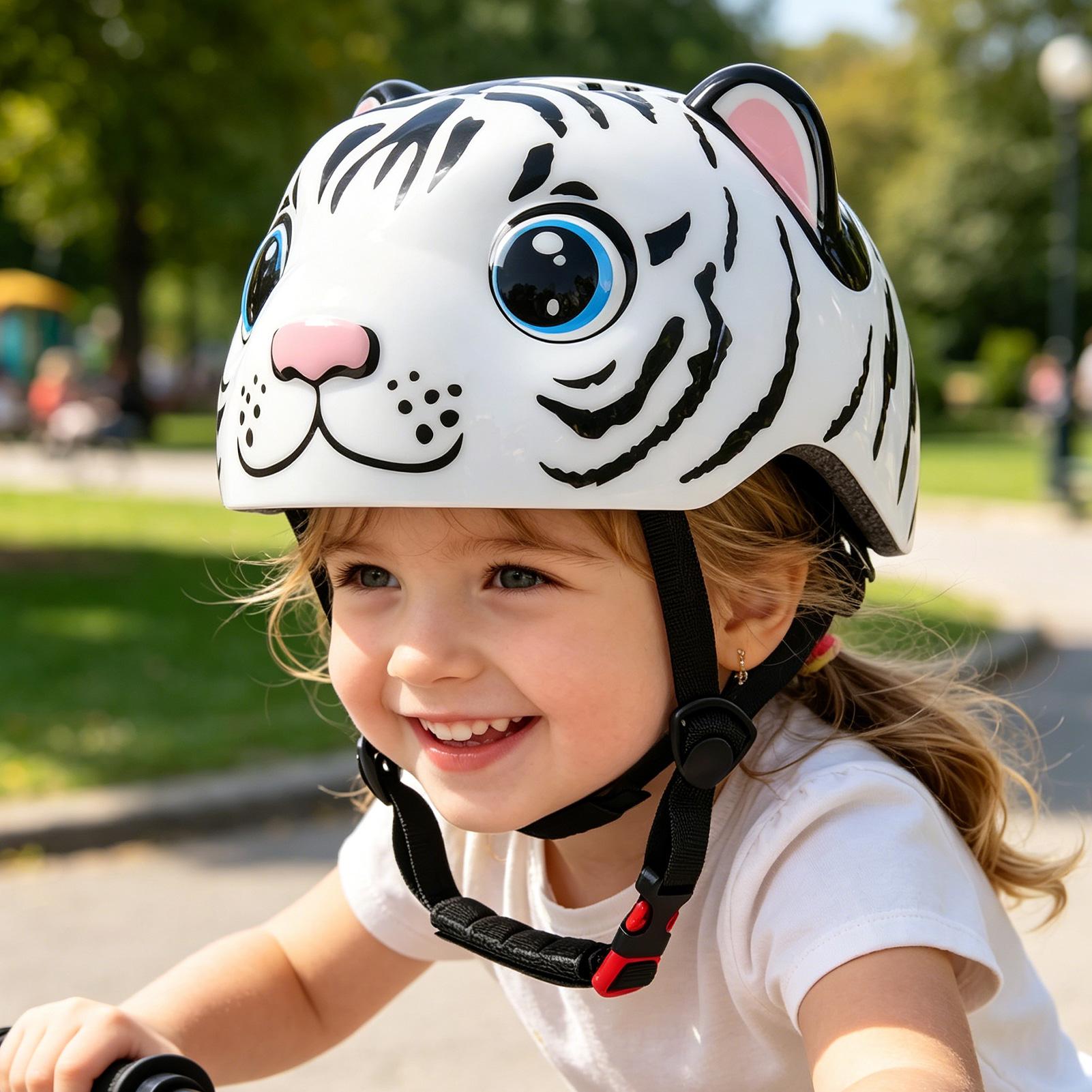 خوذة دراجة للأطفال بنمط النمر، - مراجعة Commute Cycling Helmet وسعره