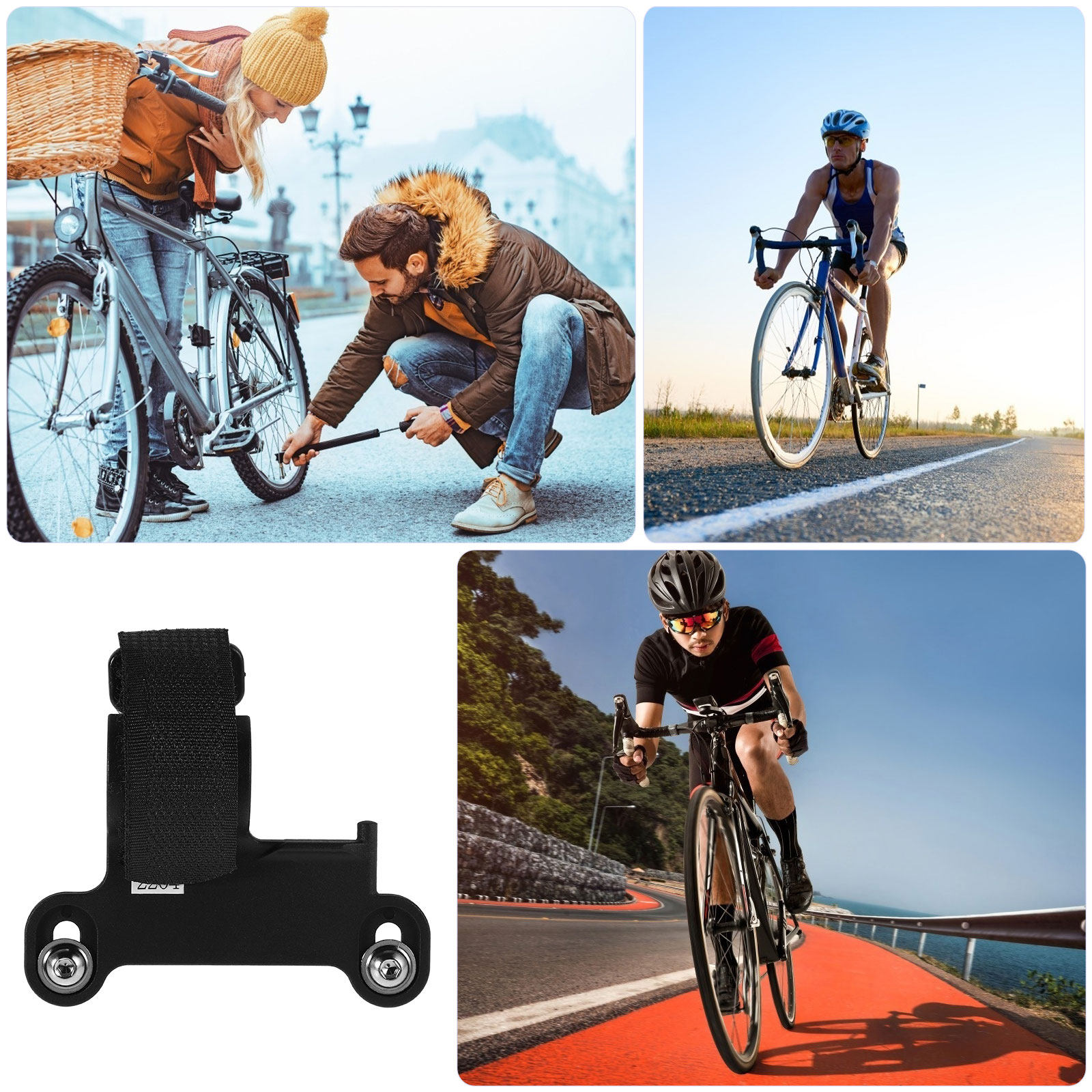 حامل مضخة الدراجة، مشبك من الن - مراجعة Bike Pump Frame Mount وسعره